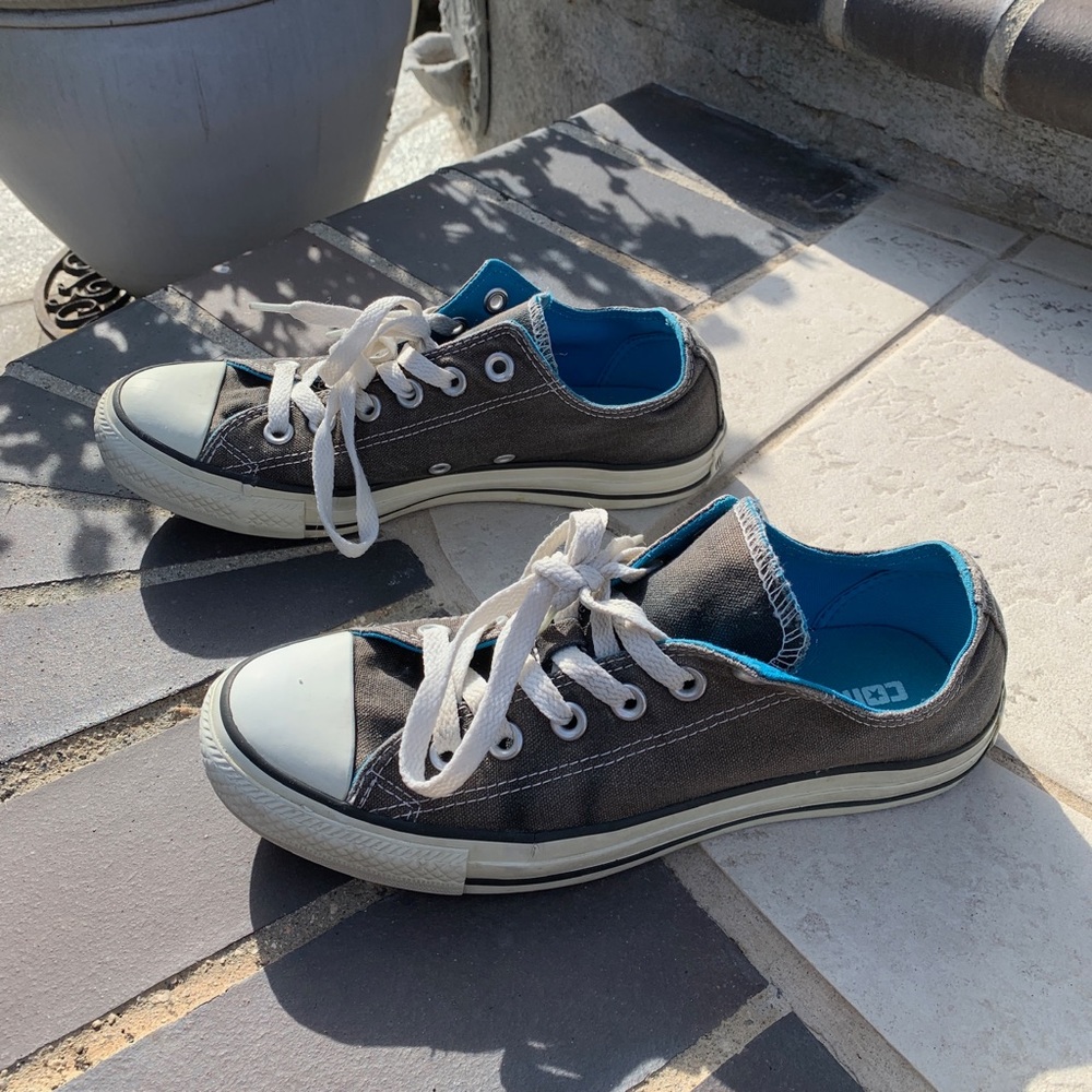 Grey Low Top Converse